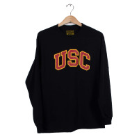 USC Trojan Basics Black Arch Stroke Long Sleeve T-Shirt